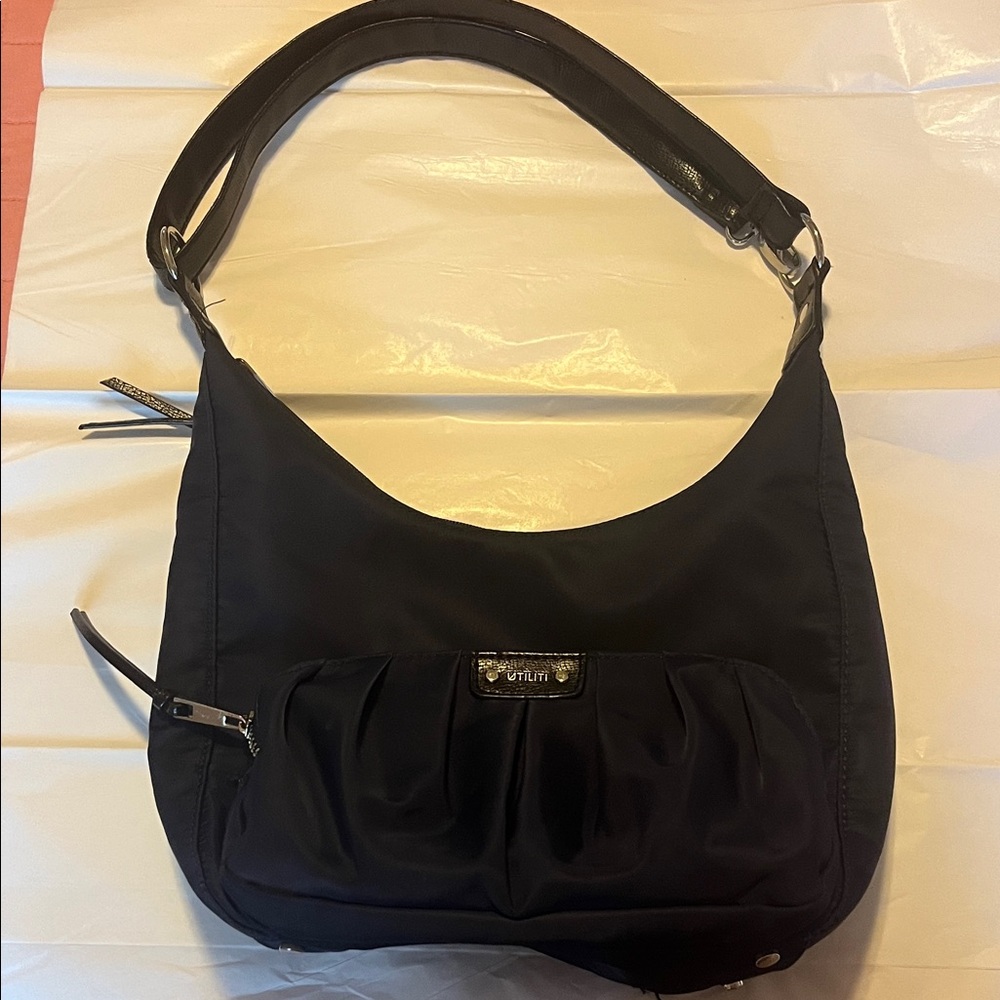 Stylish Navy Blue Hobo Bag by